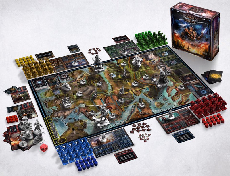 lords of hellas board game open played setup minis