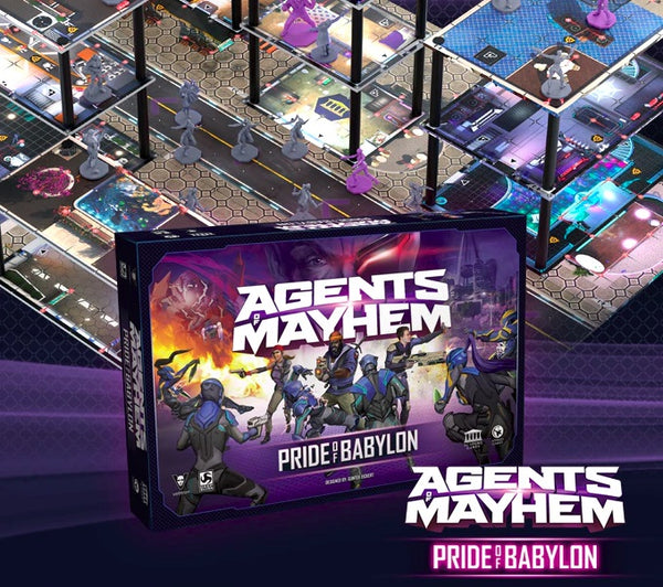 Agents of Mayhem kickstarter miniature skirmish game