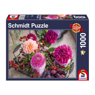 Schmidt Spiele Berries and Flowers 1000 piece puzzle box