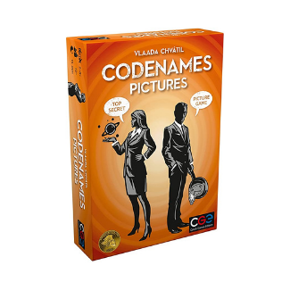 Codenames Pictures family board game box