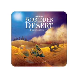 Forbidden Desert board game tin