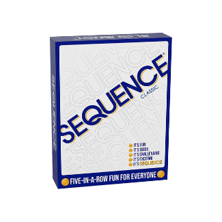 Sequence family board game box