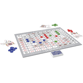 Sequence family board game setup content