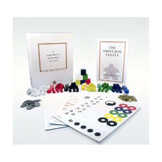 White box board game design components