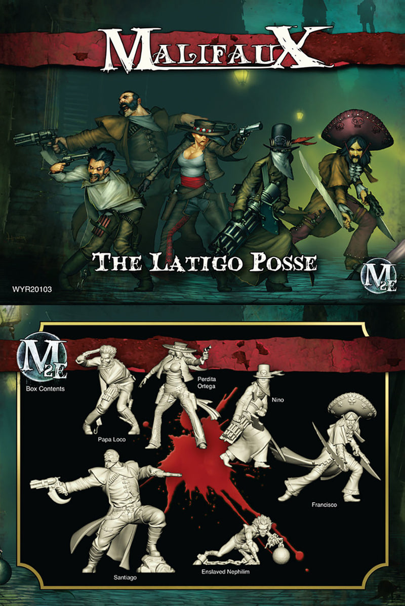 The Latigo Posse Perdita Ortega crew box the Guild Malifaux 2E second edition
