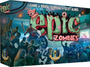 Tiny Epic Zombies kickstarter board game box